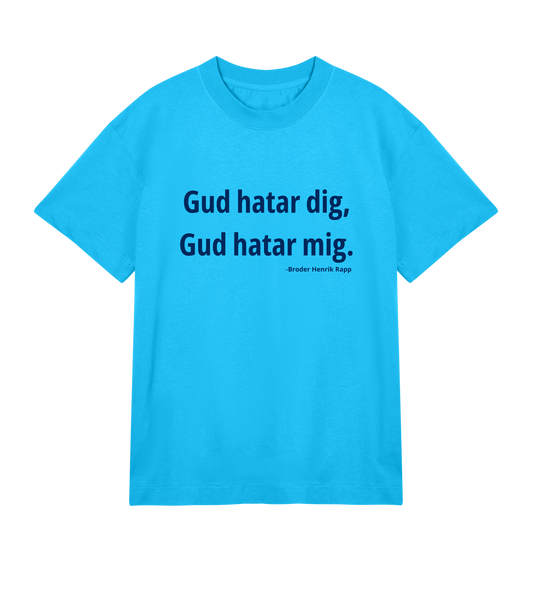Broder Henrik Rapp - Gud hatar - Mens Boxy T-shirt