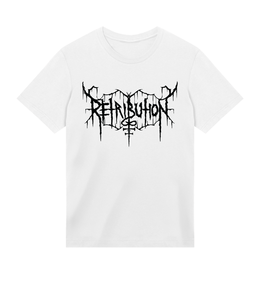 Retribution Logo Men's T-shirt White