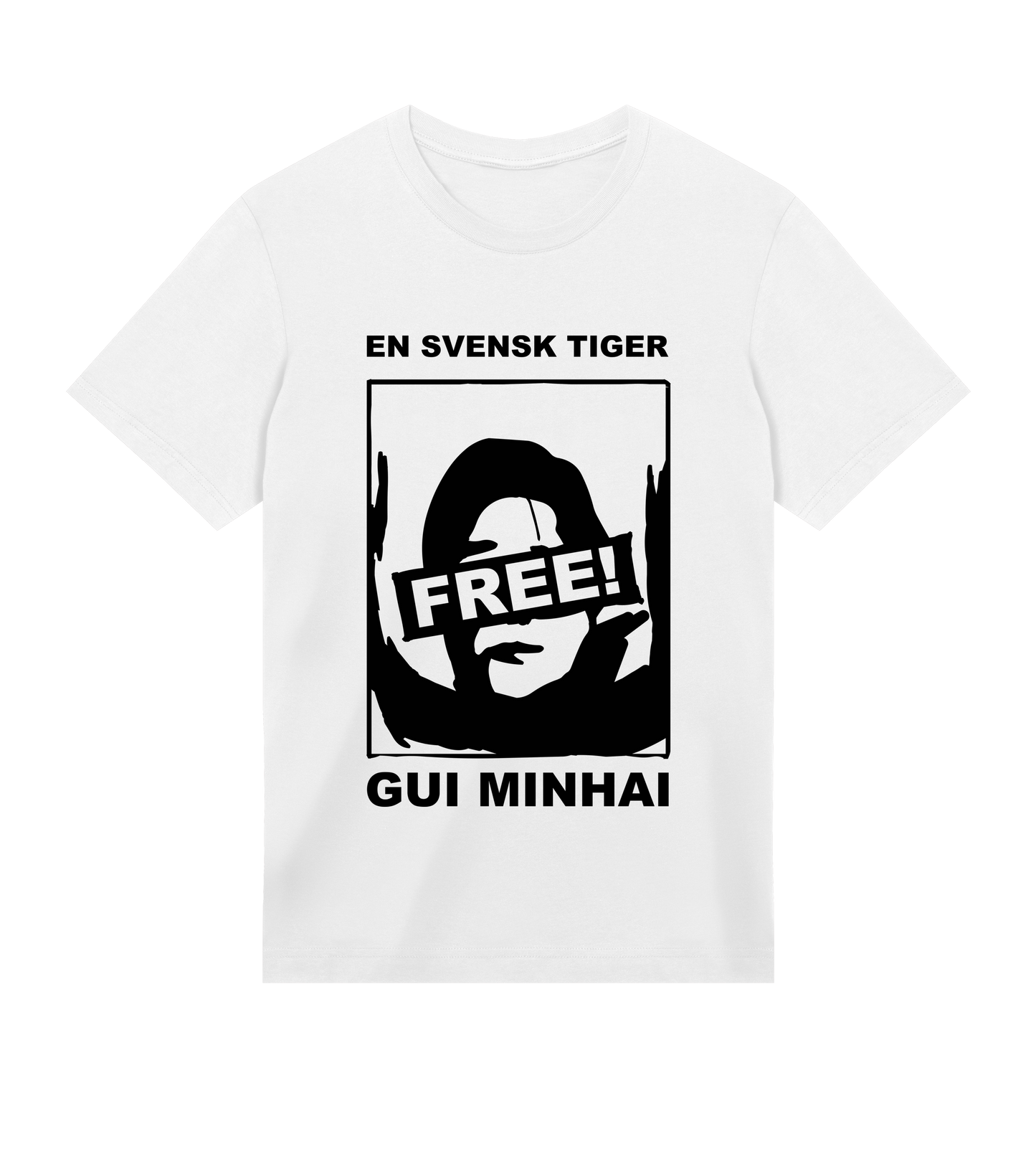 A Swedish Tiger Free Gui Minhai - Mens Regular T-shirt White