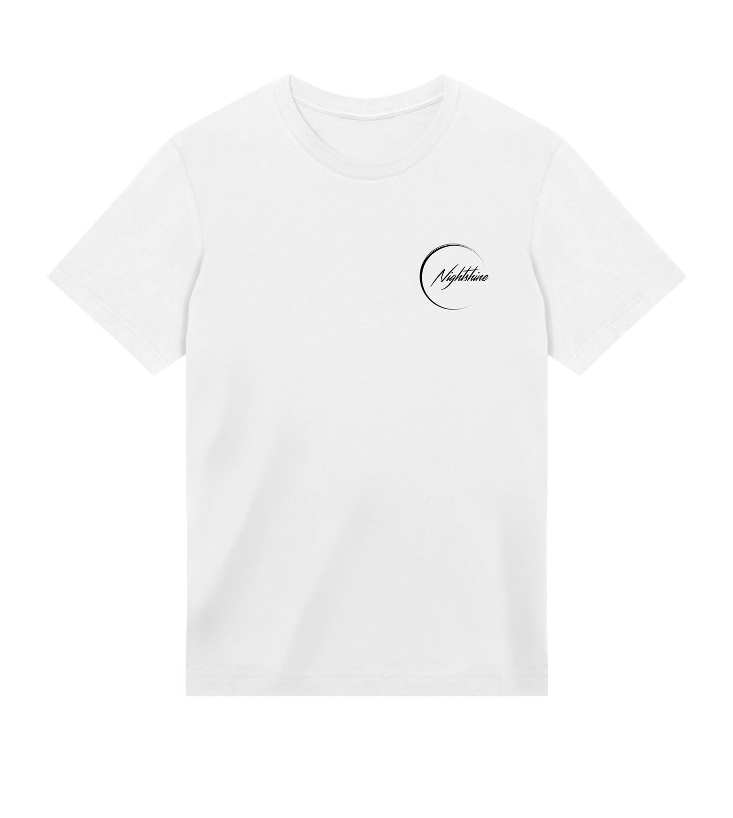 Nightshine - Black Logo Small, Mens T-shirt