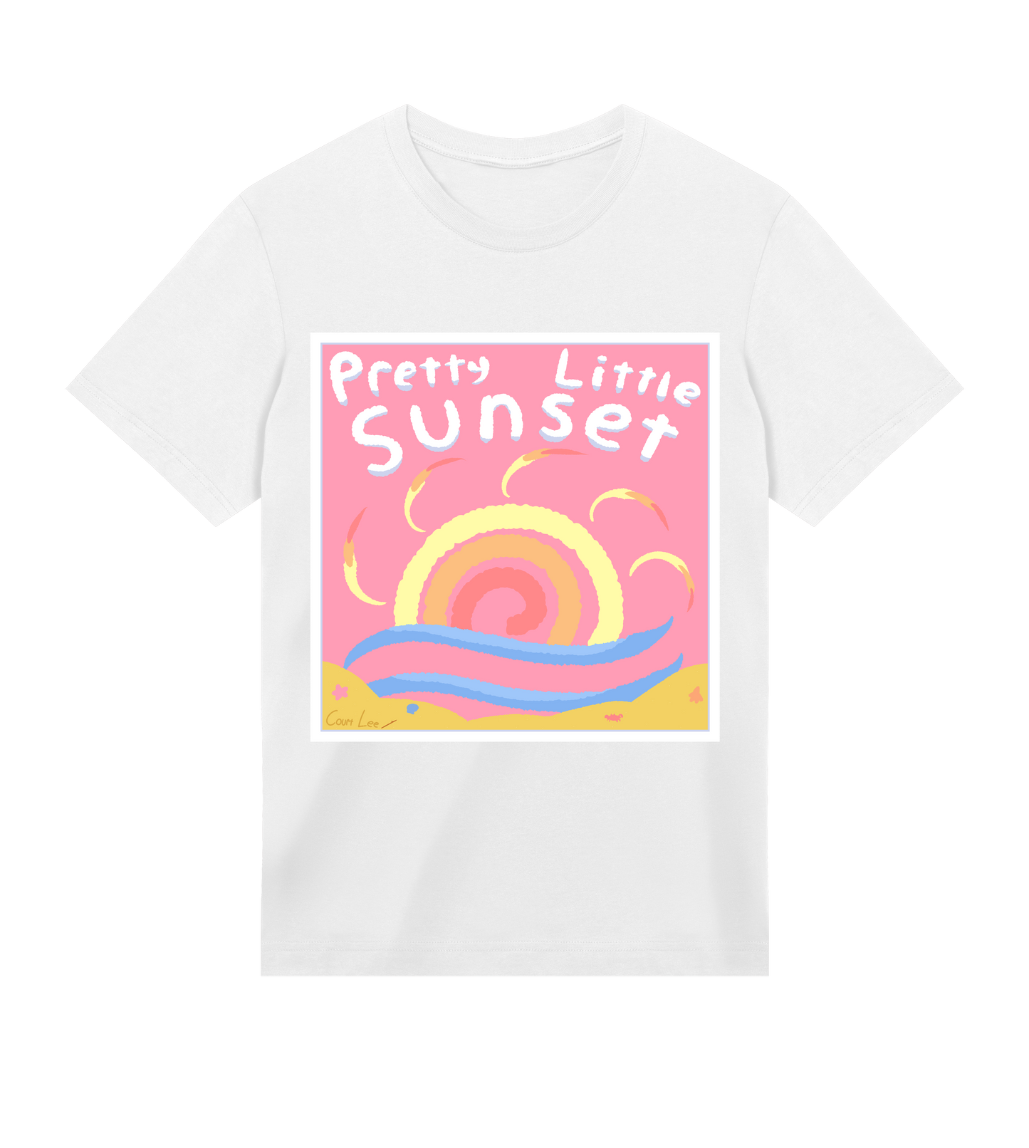 Pretty Little Sunset Cover Art Tee