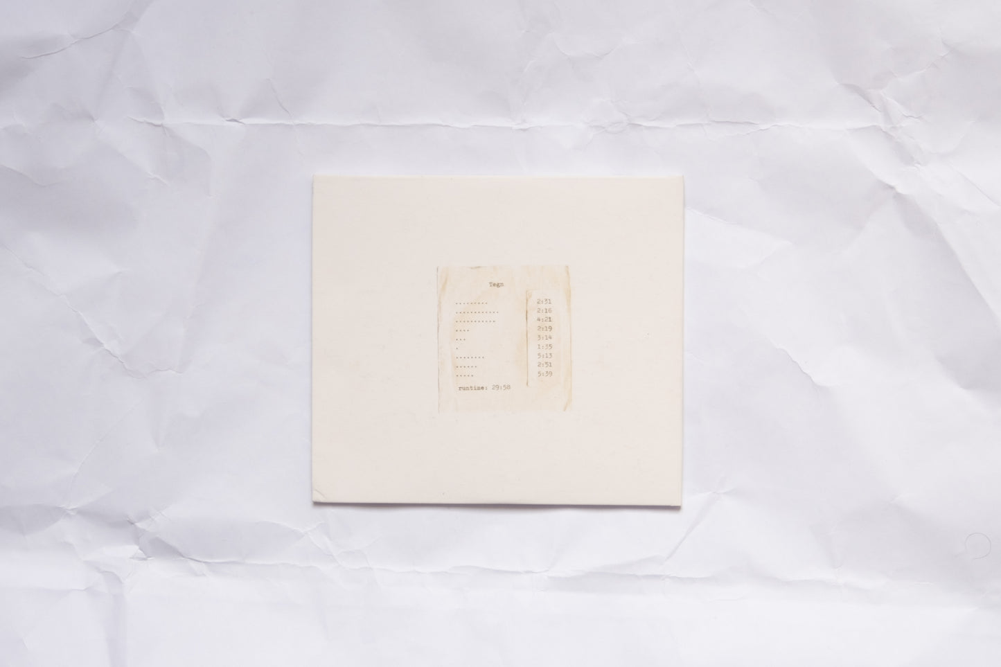 Tegn - Tegn CD