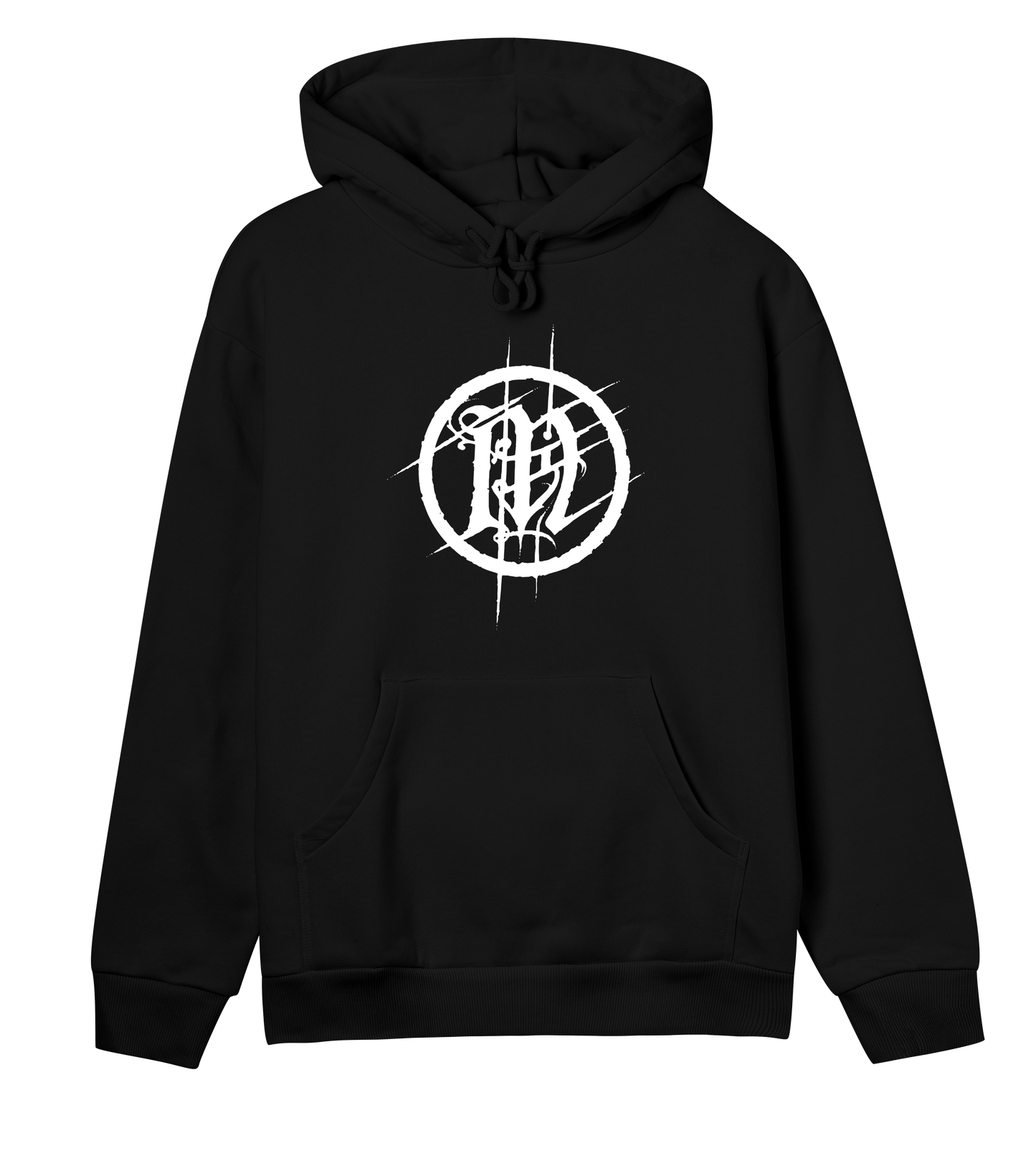 In Mourning White Emblem Womens Hoodie