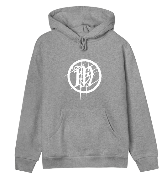 In Mourning White Emblem Womens Hoodie