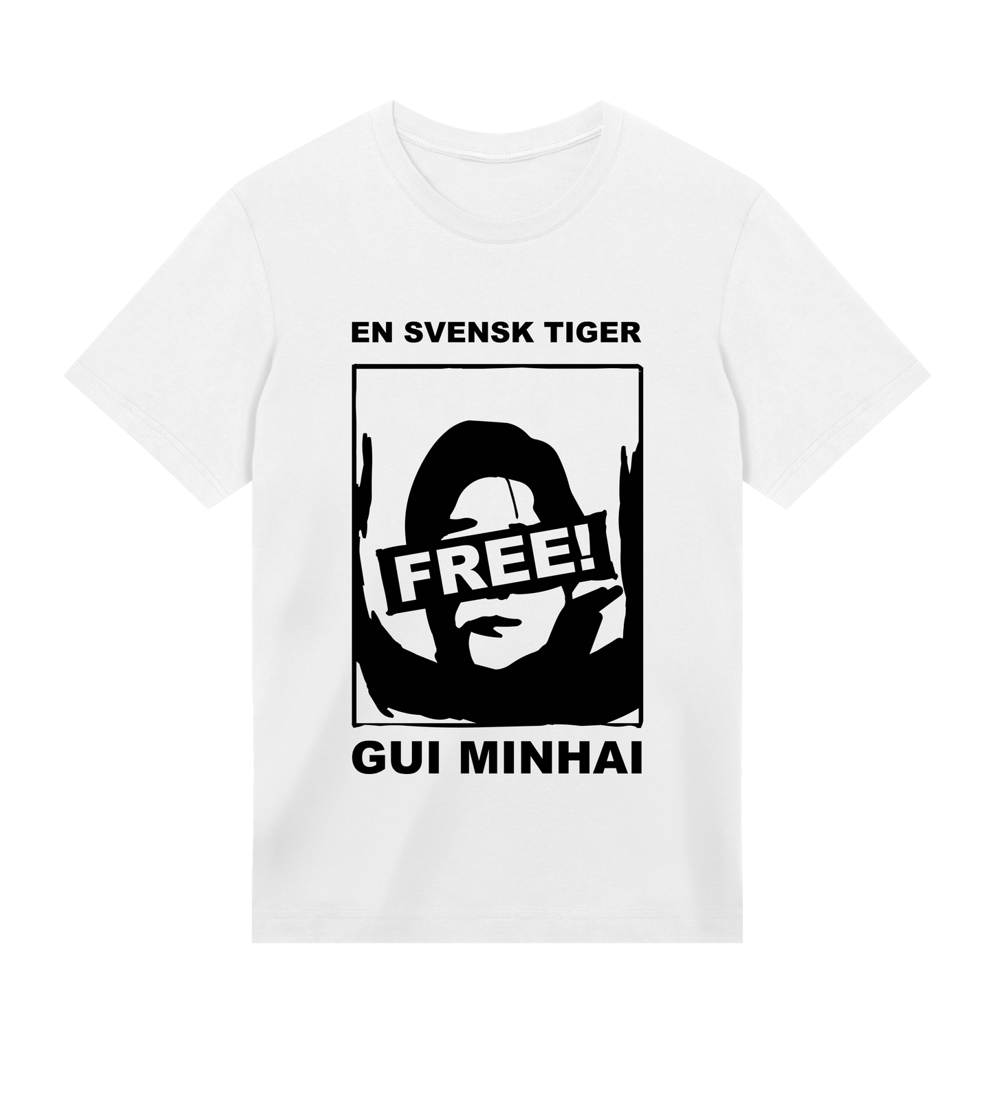 En Svensk Tiger Free Gui Minhai - Mens Regular T-shirt White